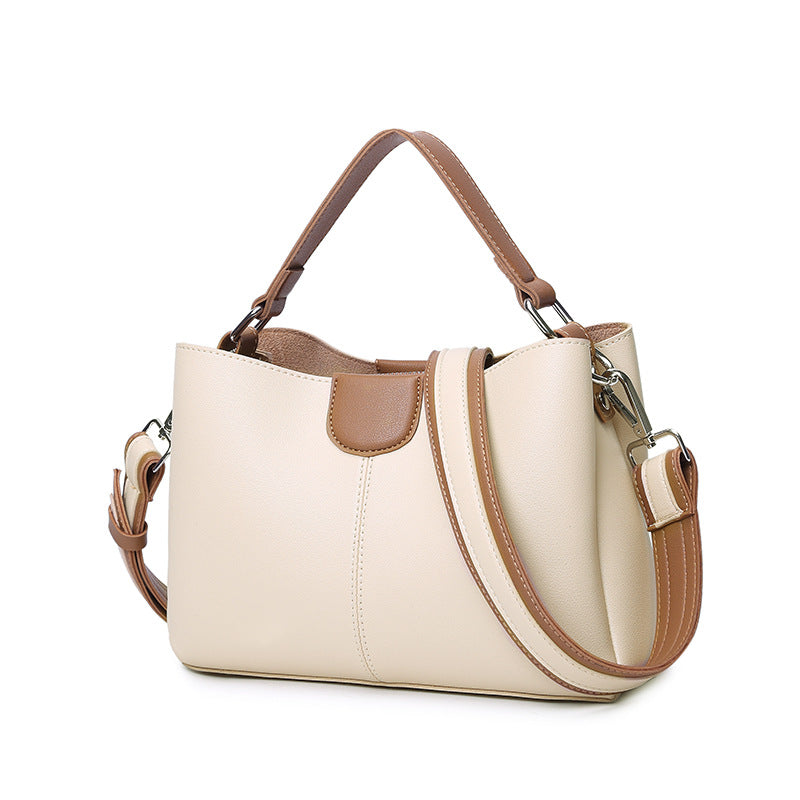 Bags for Women 2023 New Trendy Women's Bags Contrast Color Handbags Fashionable Temperament Bucket Bags Single Shoulder Crossbody Bags Wholesale