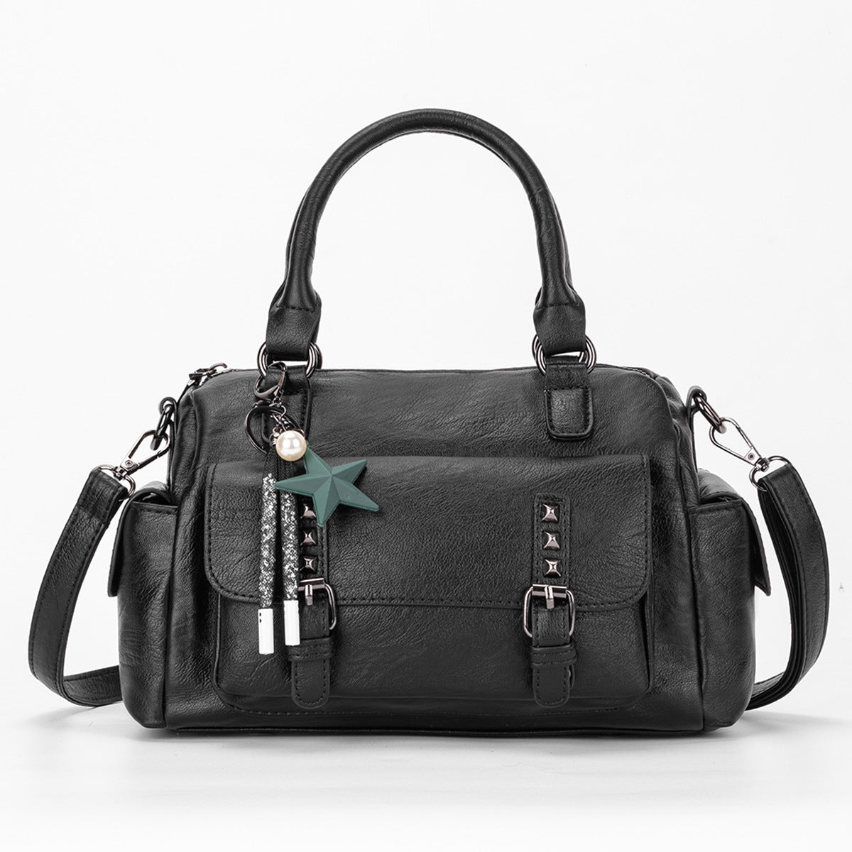 Women's Bags 22 New Large Capacity Liuding Women's Bags European and American Fashion Handbags Soft Leather Trendy One-Shoulder Crossbody Bags for Shipping