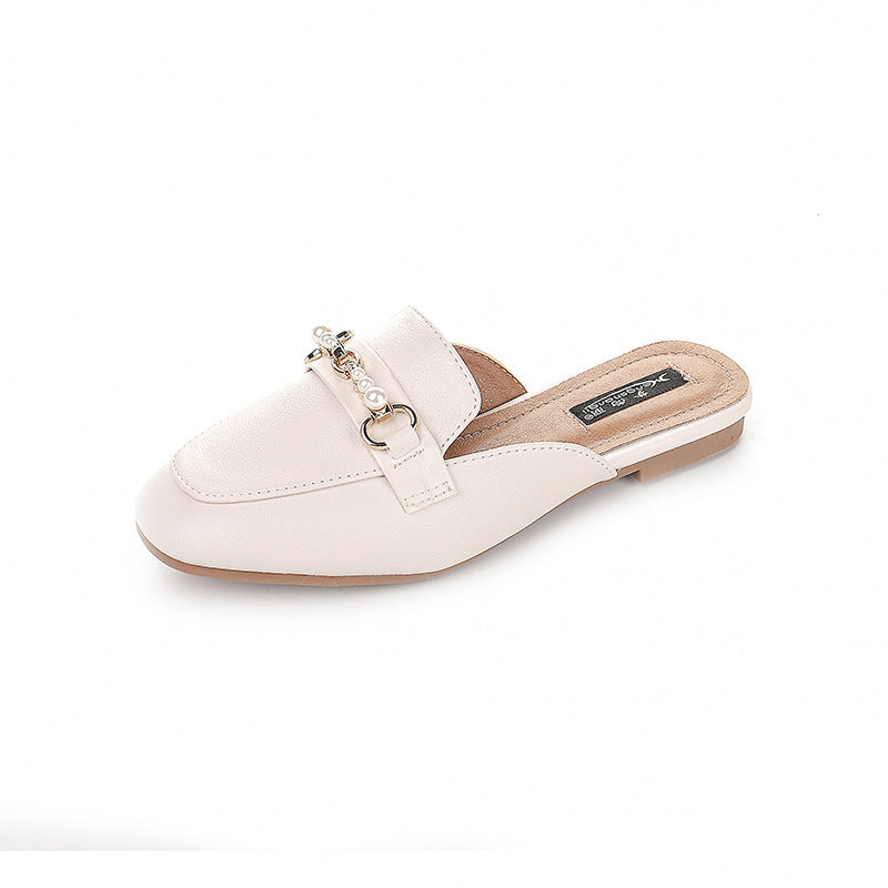 Baotou half-slippers women's summer 2023 new lazy women's shoes outerwear fashion net red sandals ins super shoes