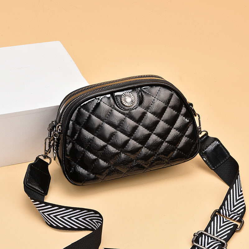 Bag wholesale women's bag dropshipping women's crossbody bag mobile phone bag coin purse bright leather brushed women's bag shoulder bag