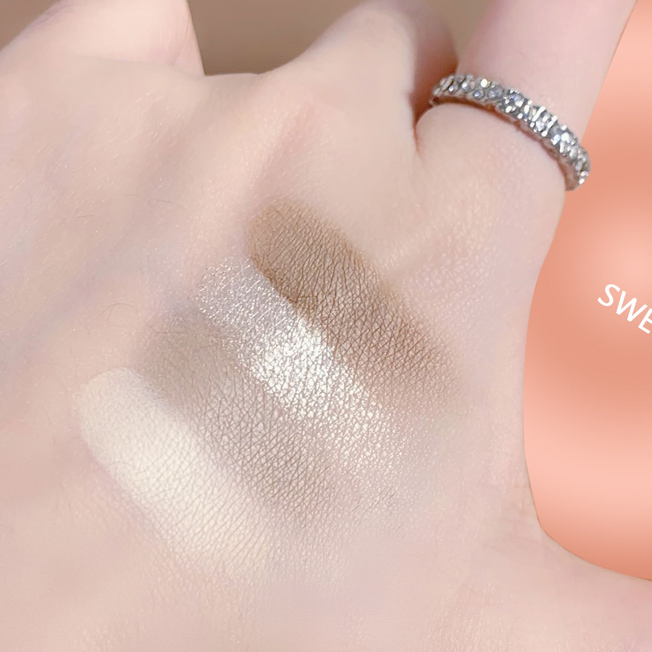Sweet Mint Four-Color Contour Palette Highlight Contour All-in-one Beginner Matte Brightening Nose Shadow Comprehensive Palette