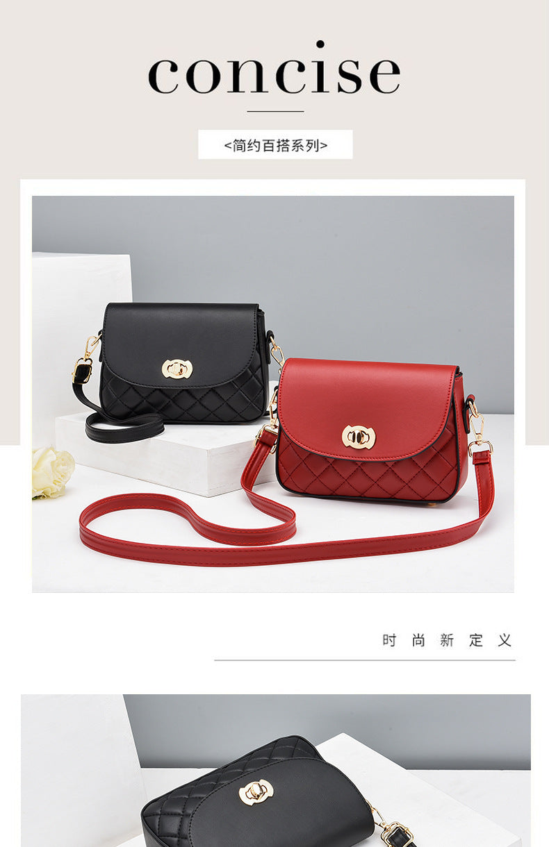 Bags for women 2021 new mini small bags for women cross-body simple and versatile ins rhombus internet celebrity fashionable shoulder bag