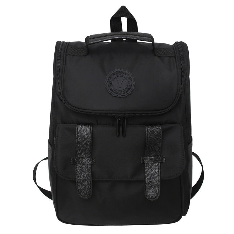 Wholesale school bags for high school students large capacity Korean style simple backpack men's new Ruiying Harajuku high school women's backpack