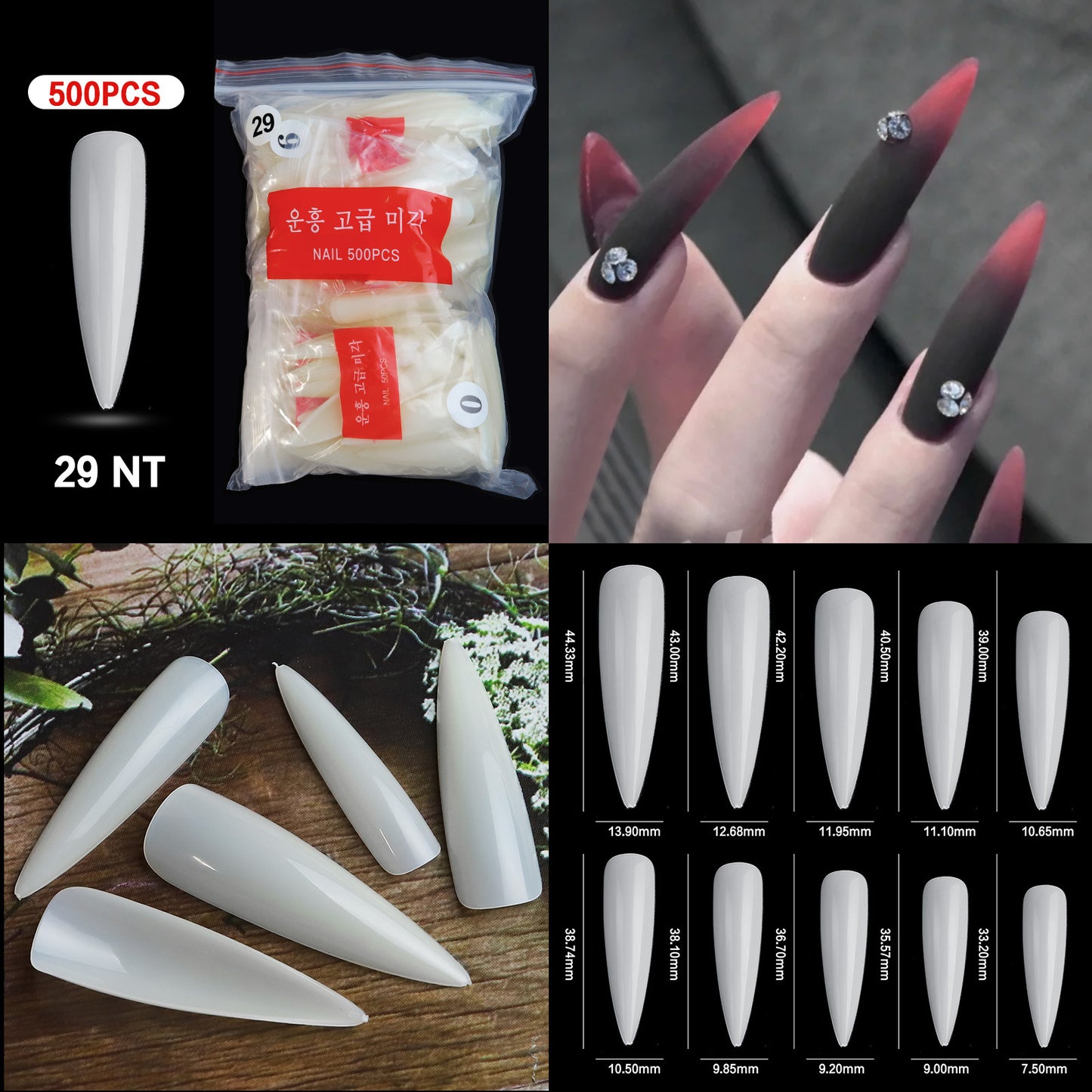 Cross-border nail manicure French style full patch half patch fake nail patch handmade wear manicure factory wholesale
