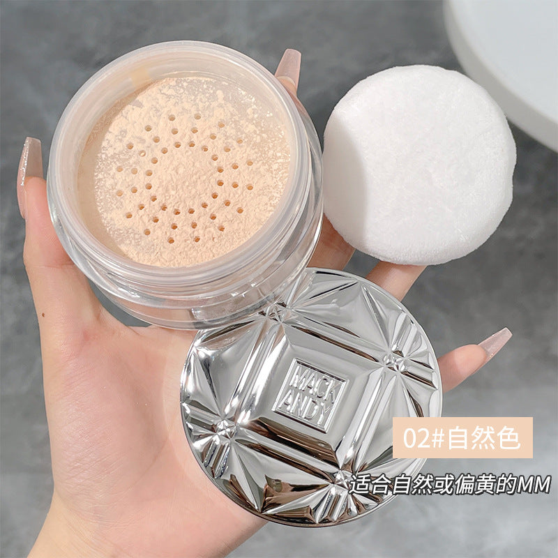Marco Andy loose powder makeup setting powder large capacity student affordable hair makeup waterproof non-removing makeup powder