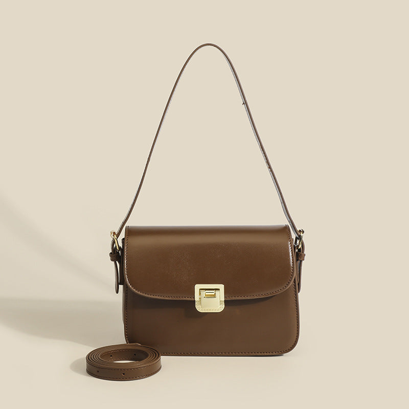 Women's Bags 2023 New Tofu Bag European and American Retro One-Shoulder Underarm Small Square Bag Women's Fashion Versatile Crossbody Bag
