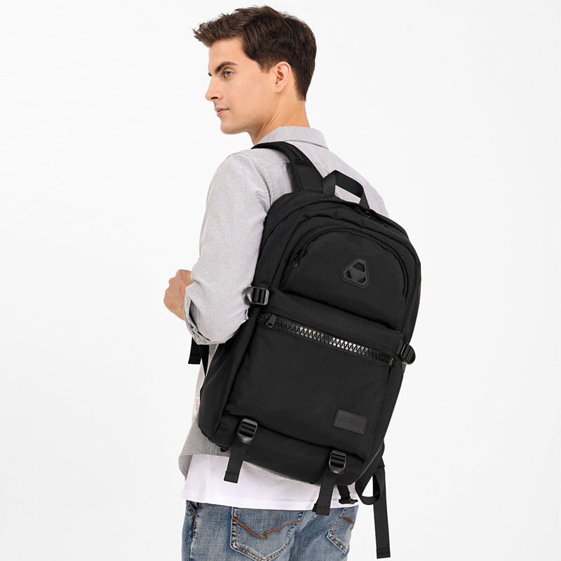 ozuko new student school bag casual men's computer bag 15.6 inch women's multi-function backpack backpack