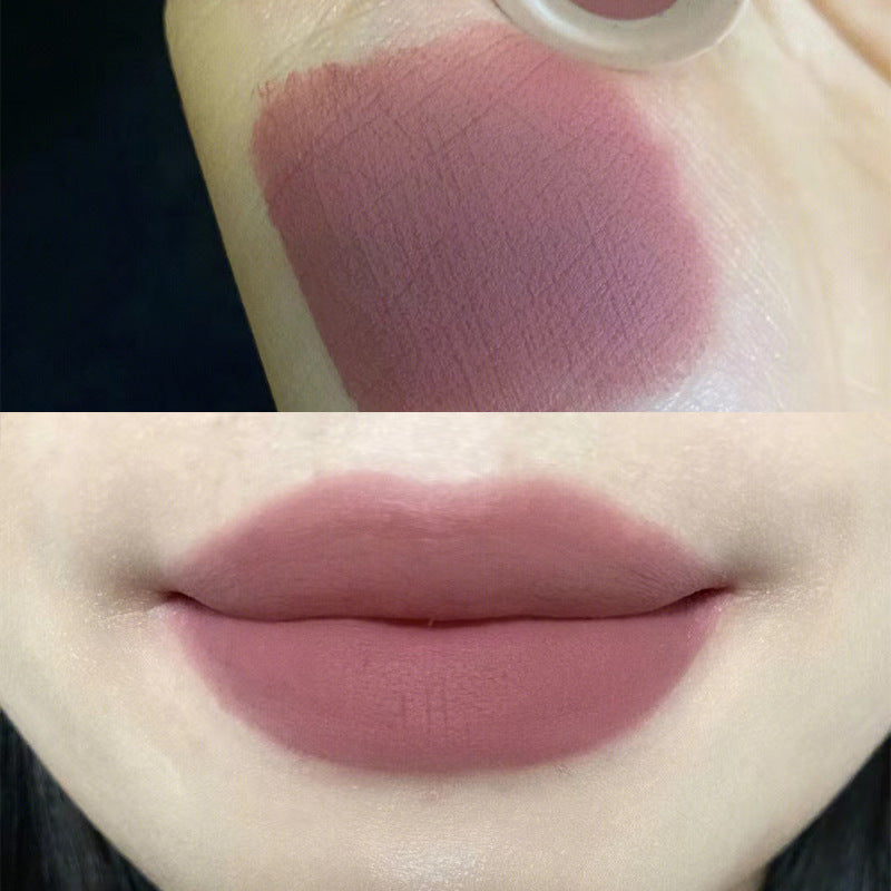 Cappuvini Lip Cream Velvet Matte Lipstick Soft Mist High-Looking Affordable Student Peach Matte Lipstick