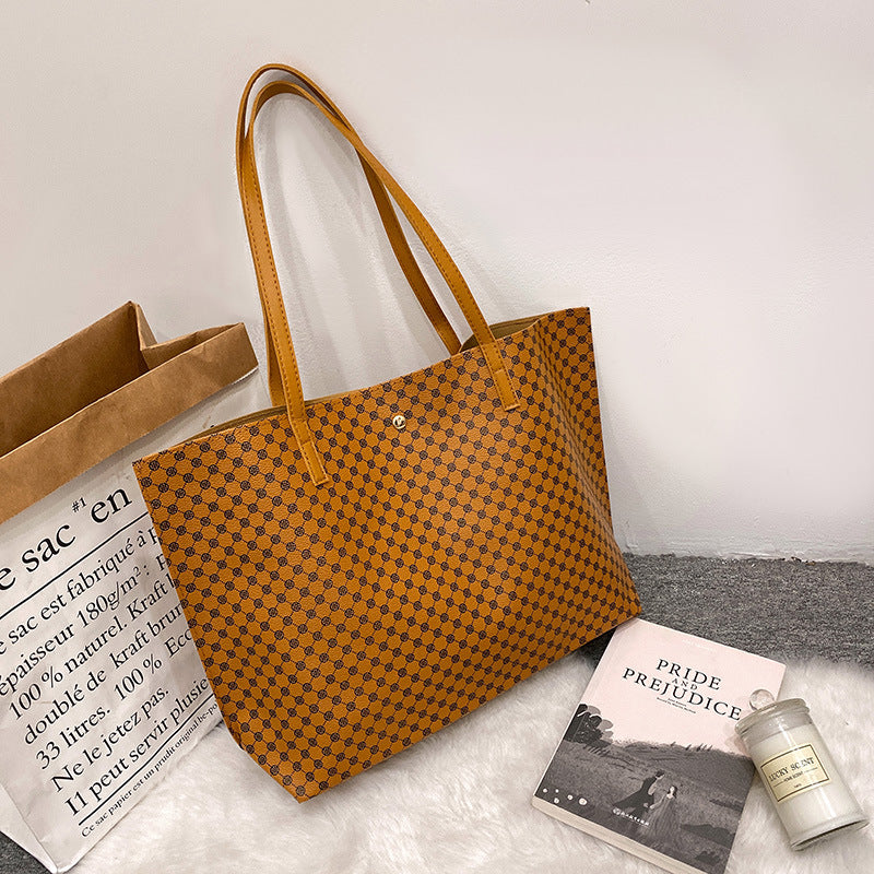 花料单肩购物袋2022ladies handbags外贸女包批发时尚托特包包女