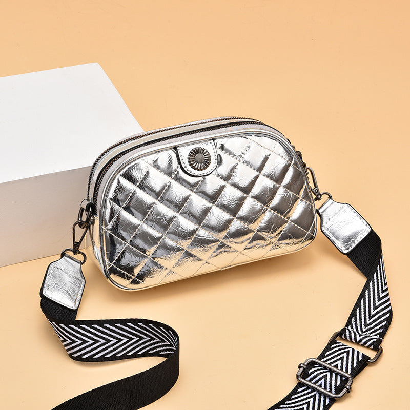Bag wholesale women's bag dropshipping women's crossbody bag mobile phone bag coin purse bright leather brushed women's bag shoulder bag