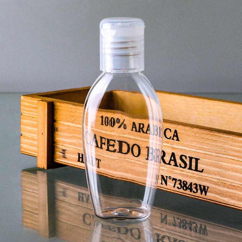 50ml transparent plastic packaging bottle alcohol lotion refill bottle alcohol disinfectant empty bottle sample sampling bottle