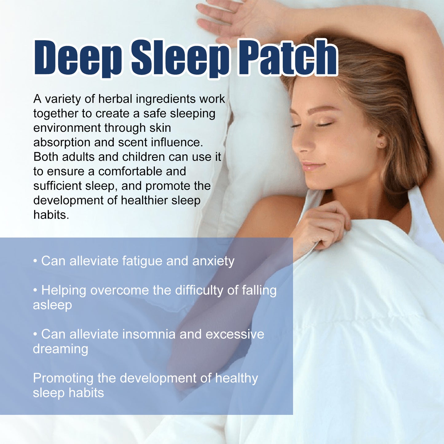 Jaysuing sleep patch relaxes body and mind, relieves body stress, sleeps peacefully, cares sleep aid patch