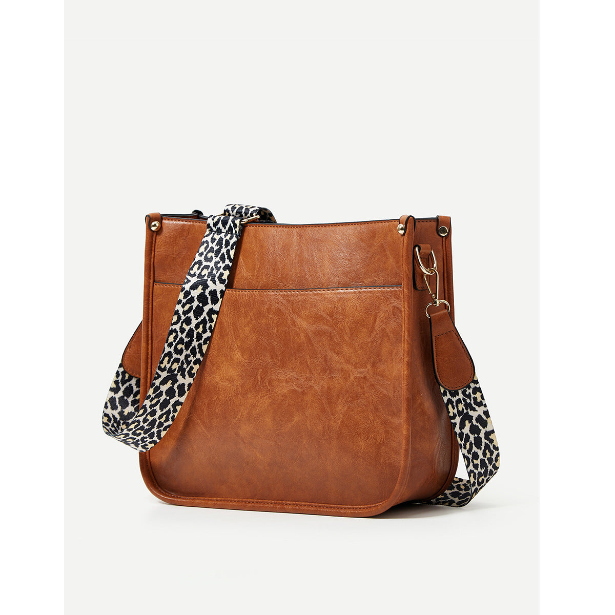 Cross-border popular cross-body women's bag women's bag 2023 European and American fashion crossbody leopard print shoulder large capacity tote bag