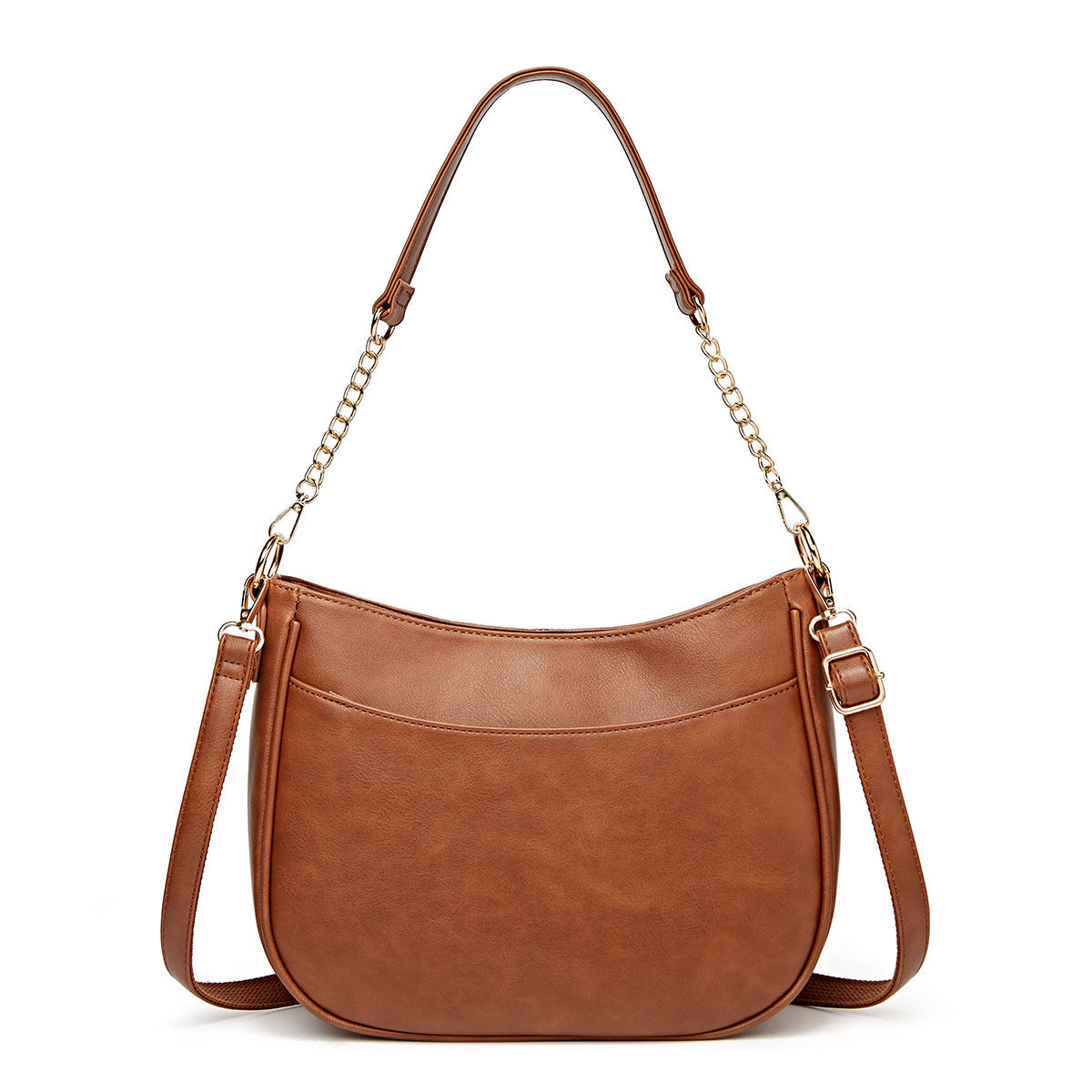 Source manufacturer spot 2023 new women's bag simple fashion shoulder bag European and American trendy ladies crossbody bag bag