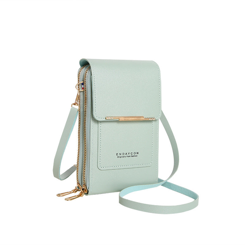ENDAYCON touch screen mobile phone bag female small messenger cute small bag fashion key bag for mobile phone