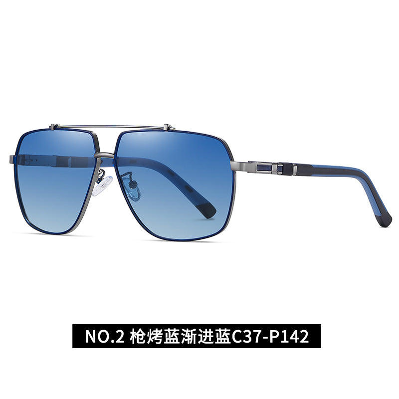 Factory 2022 new sunglasses men's polarized sunglasses 6321 two-color large frame spring sunglasses in stock