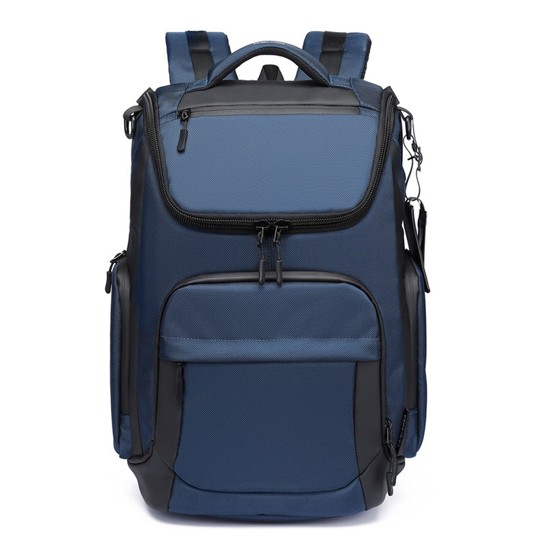 Ozuko new backpack business waterproof computer bag men's large capacity outdoor travel sports backpack