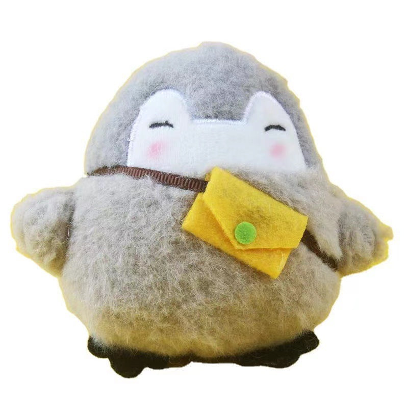 Cartoon plush toy bag pendant wholesale cute blush bear small pendant backpack keychain street stall supply