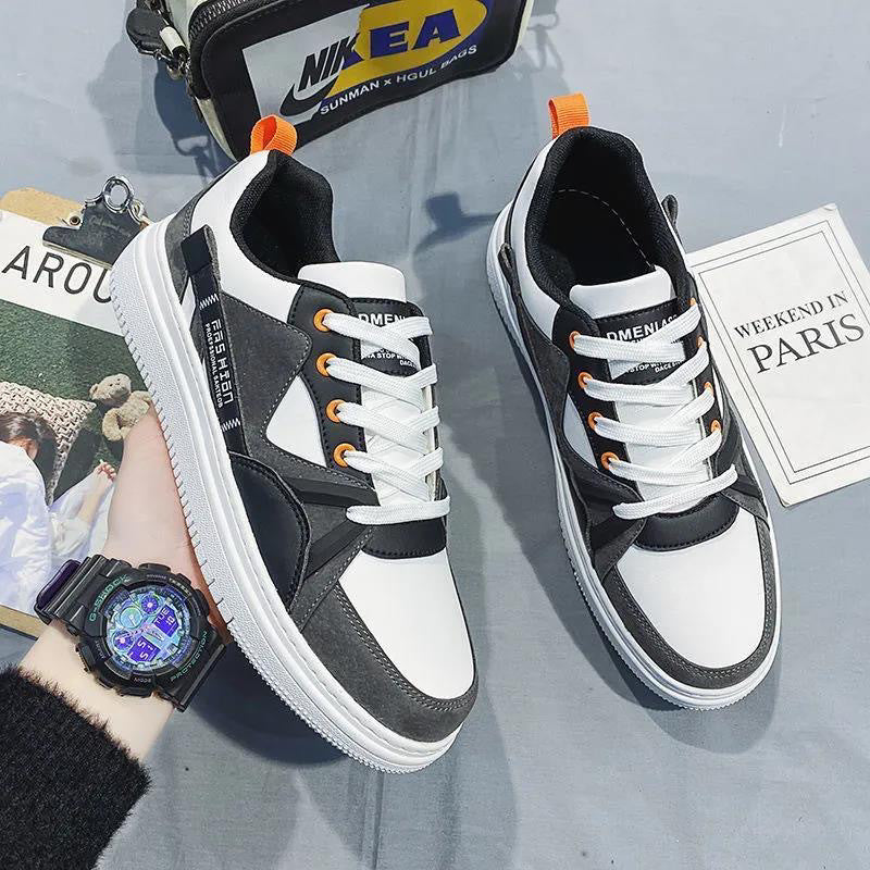 2023 new spring student shoes men's trendy breathable all-match tide shoes casual sneakers men's sports white shoes