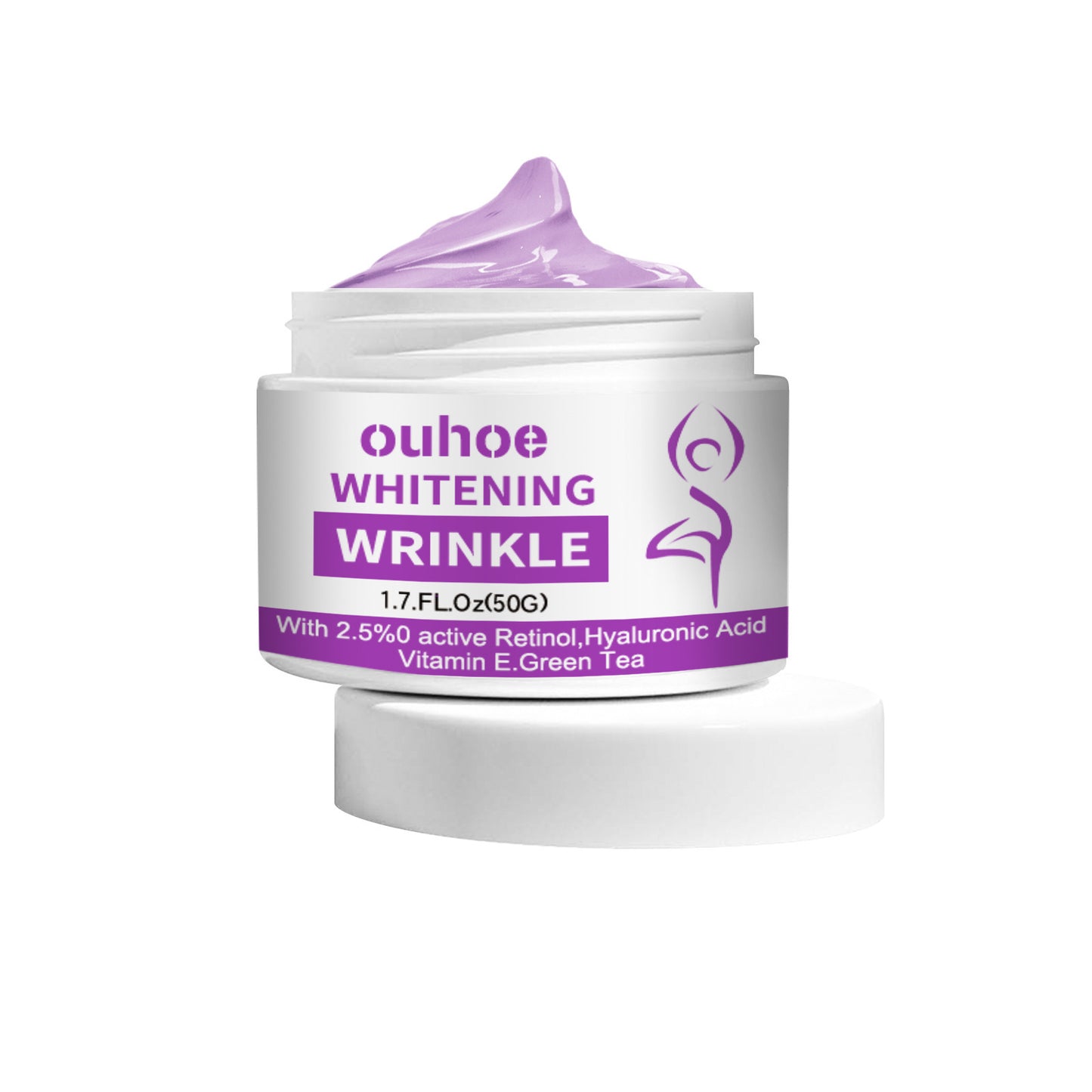 OUHOE anti-aging cream fades nasolabial folds, fine lines around the eyes and neck, firming, anti-wrinkle, and lifts facial skin