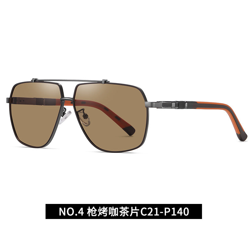 Factory 2022 new sunglasses men's polarized sunglasses 6321 two-color large frame spring sunglasses in stock