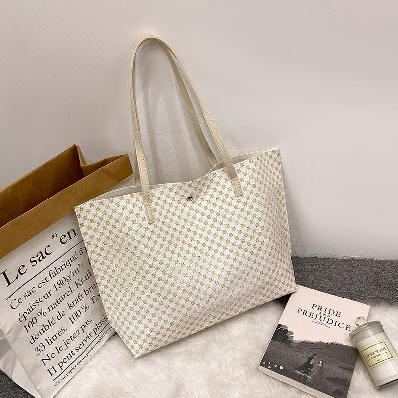 花料单肩购物袋2022ladies handbags外贸女包批发时尚托特包包女