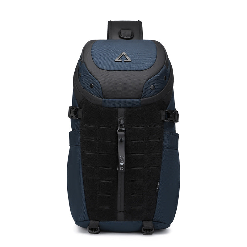 Ozuko အမျိုးသားရင်ဘတ်အိတ် အားကစား ရေစိုခံ Crossbody အိတ် အမျိုးသားများရဲ့ နည်းဗျူဟာ ဘက်စုံသုံး အိတ် အမျိုးသား Crossbody အဆင့်မြင့်အိတ်