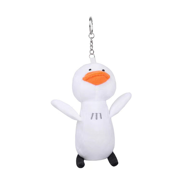 Cartoon plush toy bag pendant wholesale cute blush bear small pendant backpack keychain street stall supply