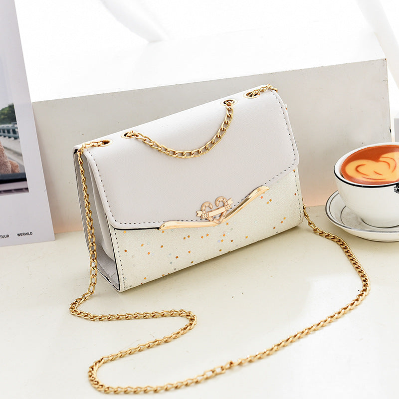 Factory direct sales bags for women cross-border new chain crossbody bag sequined fashion shoulder bag Korean version ladies mobile phone bag