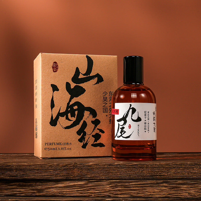 Feng hibiscus men and women long-lasting light fragrance Shan Hai Jing Meng Po nine tails 50ml natural original national style niche perfume