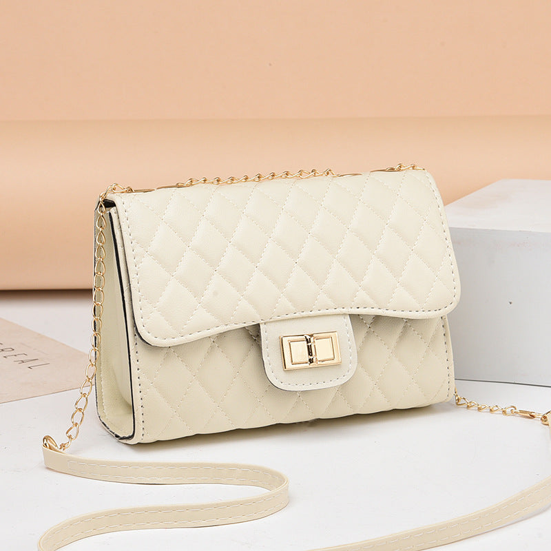 Factory direct sales bags for women 2023 new Korean version versatile rhombus chain bag small fragrant style single shoulder crossbody small square bag