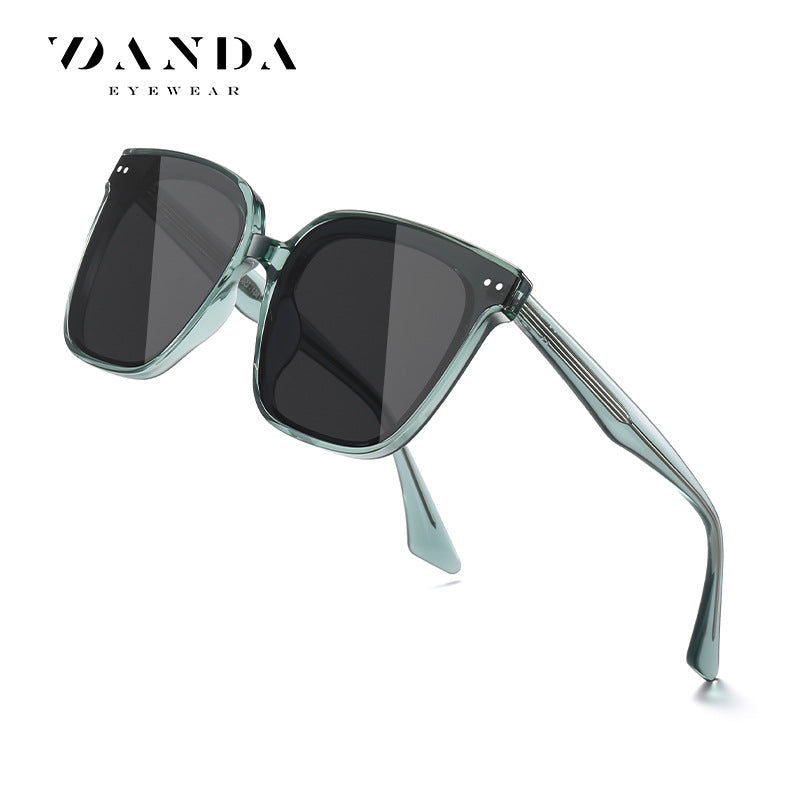 Live broadcast of the same gm sunglasses male polarized sunglasses TR7507 propionic acid pin leg big frame sunscreen sunglasses female