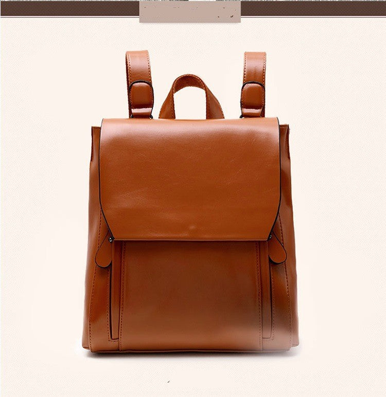 2023 new pu backpack women's bag Korean version trendy fashion casual easy-to-wear backpack women's bag wholesale dropshipping