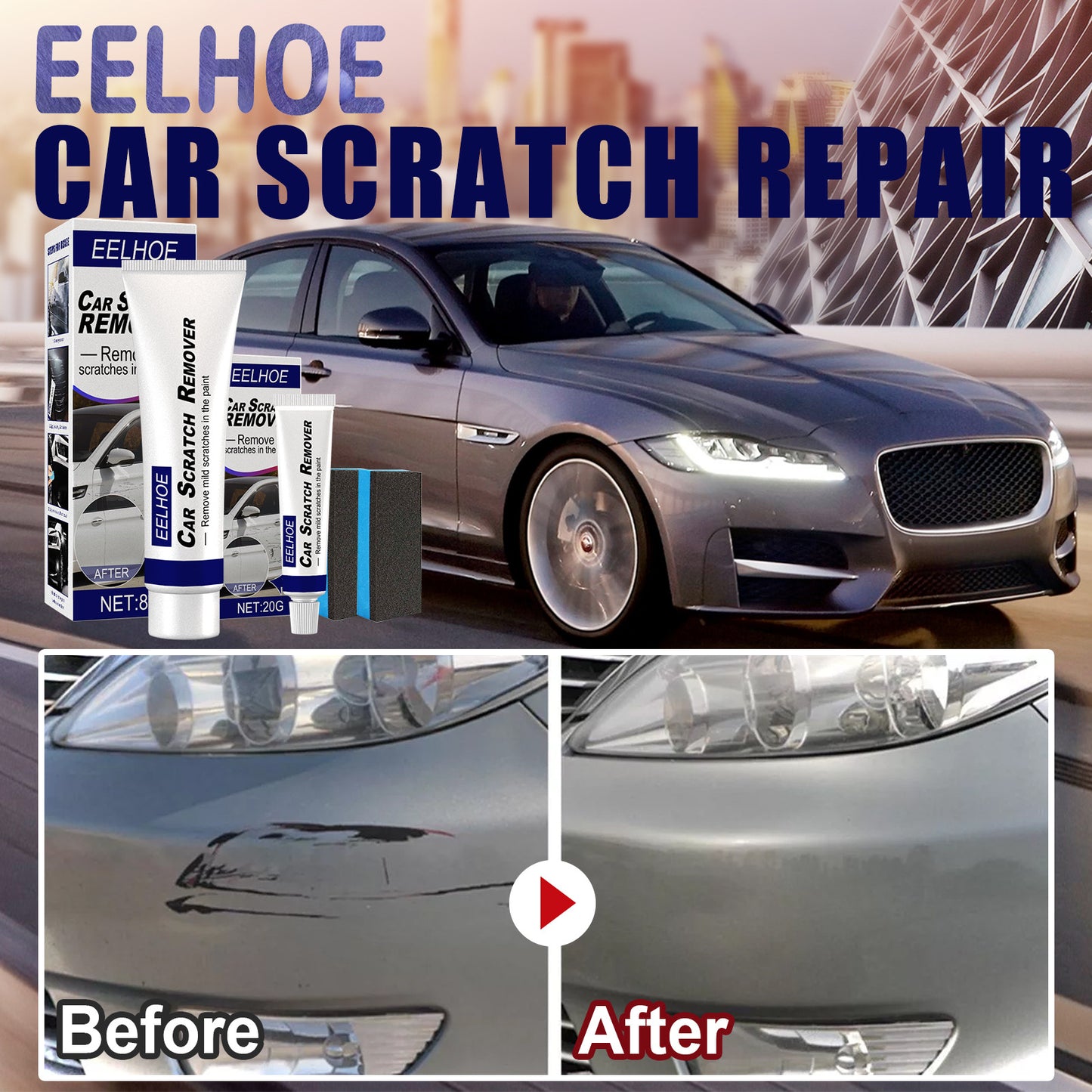 EELHOE scratch repair agent, scratch removal abrasive, car paint polishing wax, car scratch scratch repair wax