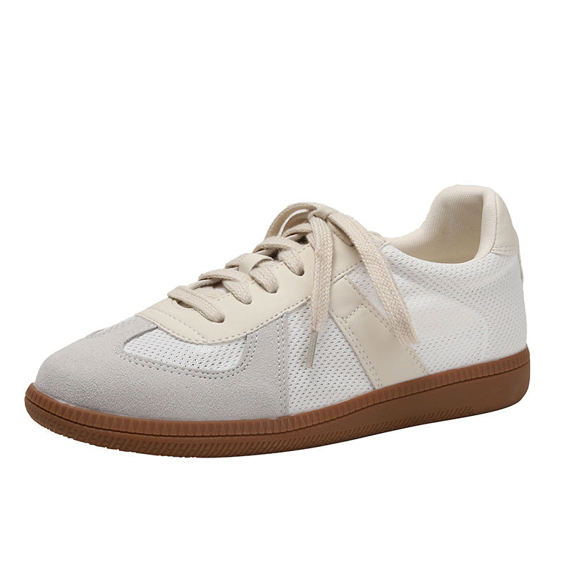 Grape mother Suyin Yinde training shoes women's net shoes breathable Forrest Gump shoes little boy inner thickened casual white shoes