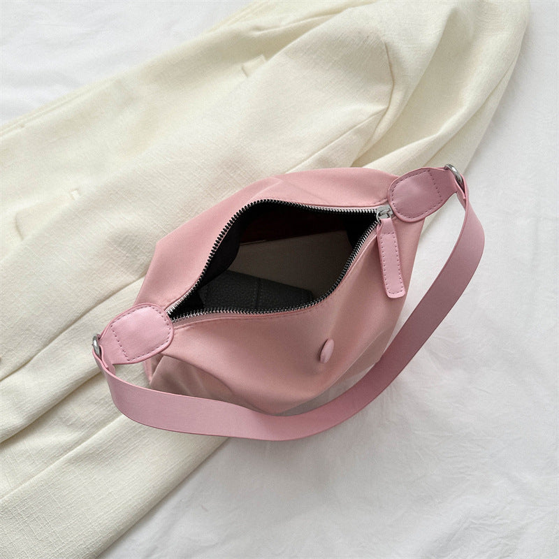 Internet celebrity popular small square bag for women 2023 spring Oxford cloth shoulder bag new trendy fashion versatile crossbody bag