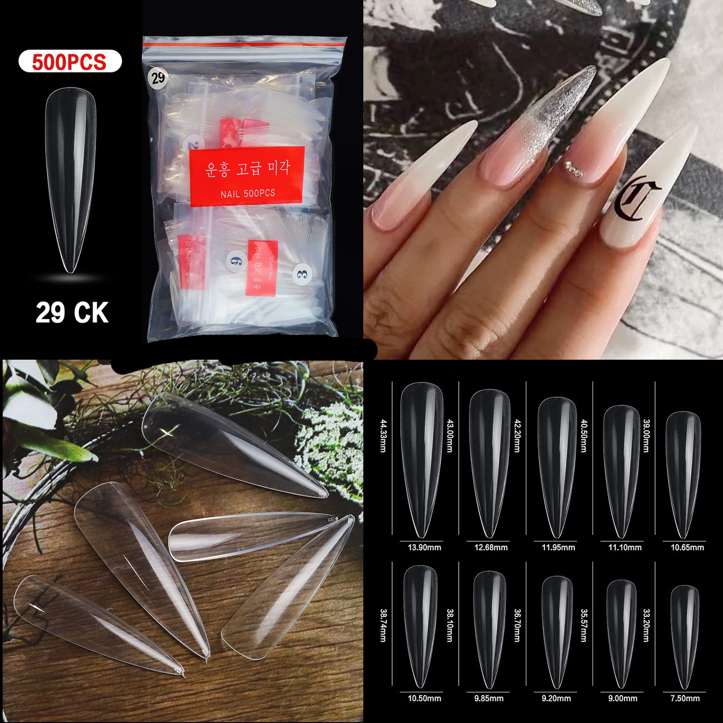 Cross-border nail manicure French style full patch half patch fake nail patch handmade wear manicure factory wholesale
