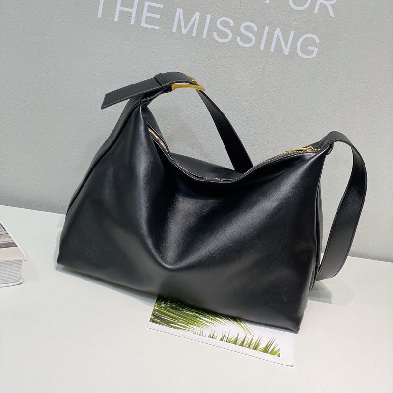 Bucket bag 2023 new cross-border women's bag large capacity handbag European and American trend fashion shoulder bag one piece drop shipping