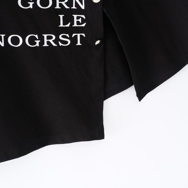 Zhirun large size women's fat mm careful machine slit T-shirt casual all-match short-sleeved round neck top 2023 summer 18336