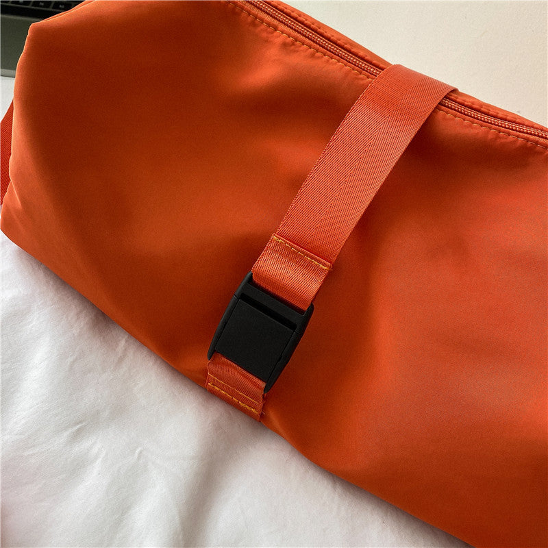 Oxford cloth Japanese trendy brand crossbody bag women's shoulder bag Korean version solid color shoulder bag casual back versatile commuter bag
