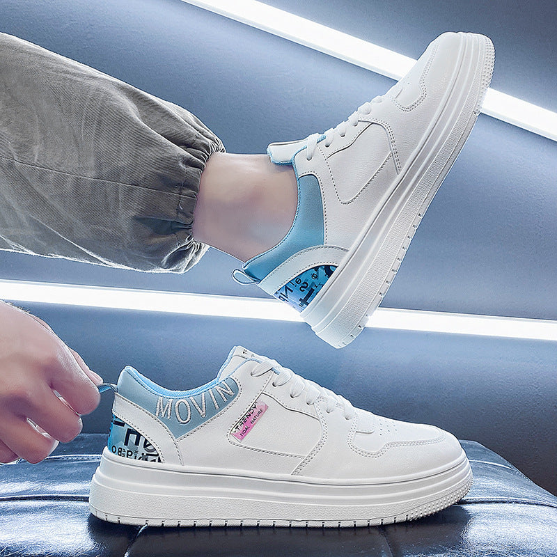 Shoes men's 2023 new trendy men's handsome all-match casual sports shoes men's non-slip breathable small white board shoes men