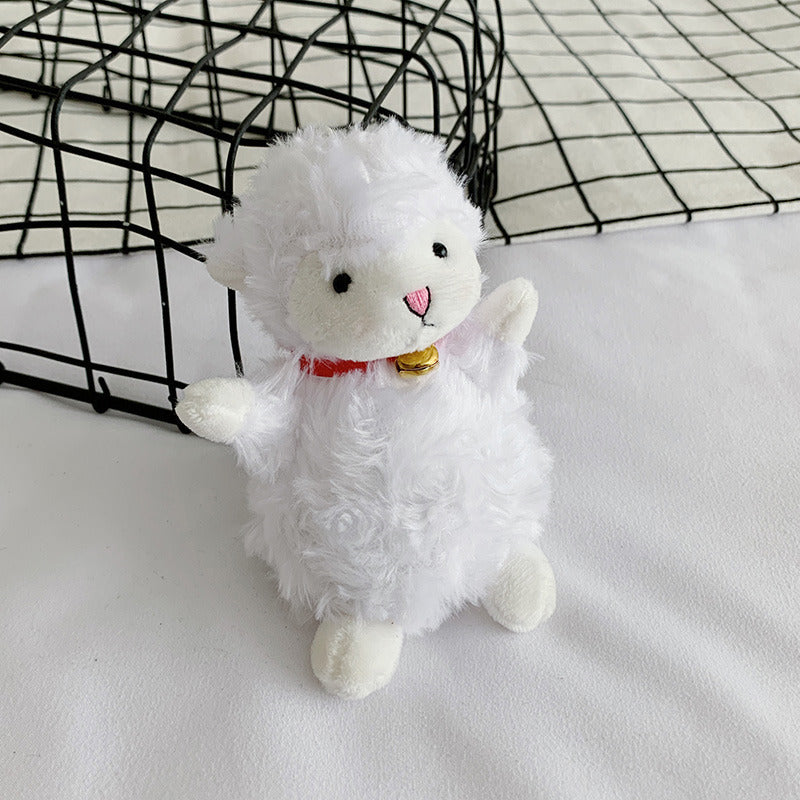 Cartoon plush toy bag pendant wholesale cute blush bear small pendant backpack keychain street stall supply