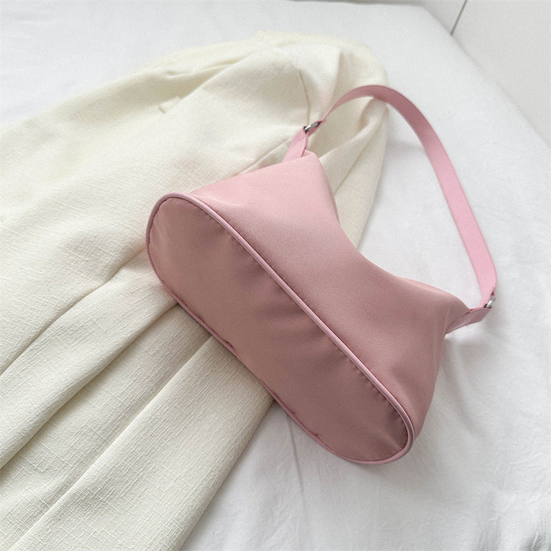Internet celebrity popular small square bag for women 2023 spring Oxford cloth shoulder bag new trendy fashion versatile crossbody bag