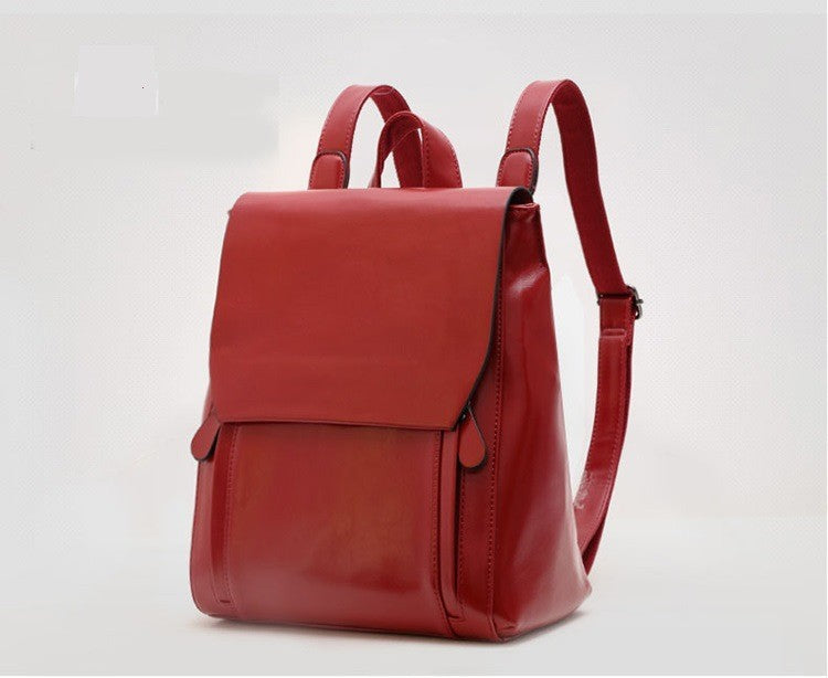 2023 new pu backpack women's bag Korean version trendy fashion casual easy-to-wear backpack women's bag wholesale dropshipping