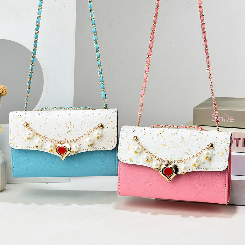 Bags for women, new foreign trade single shoulder small square bag, trendy Korean style student bag, fashionable and versatile crossbody ladies chain bag