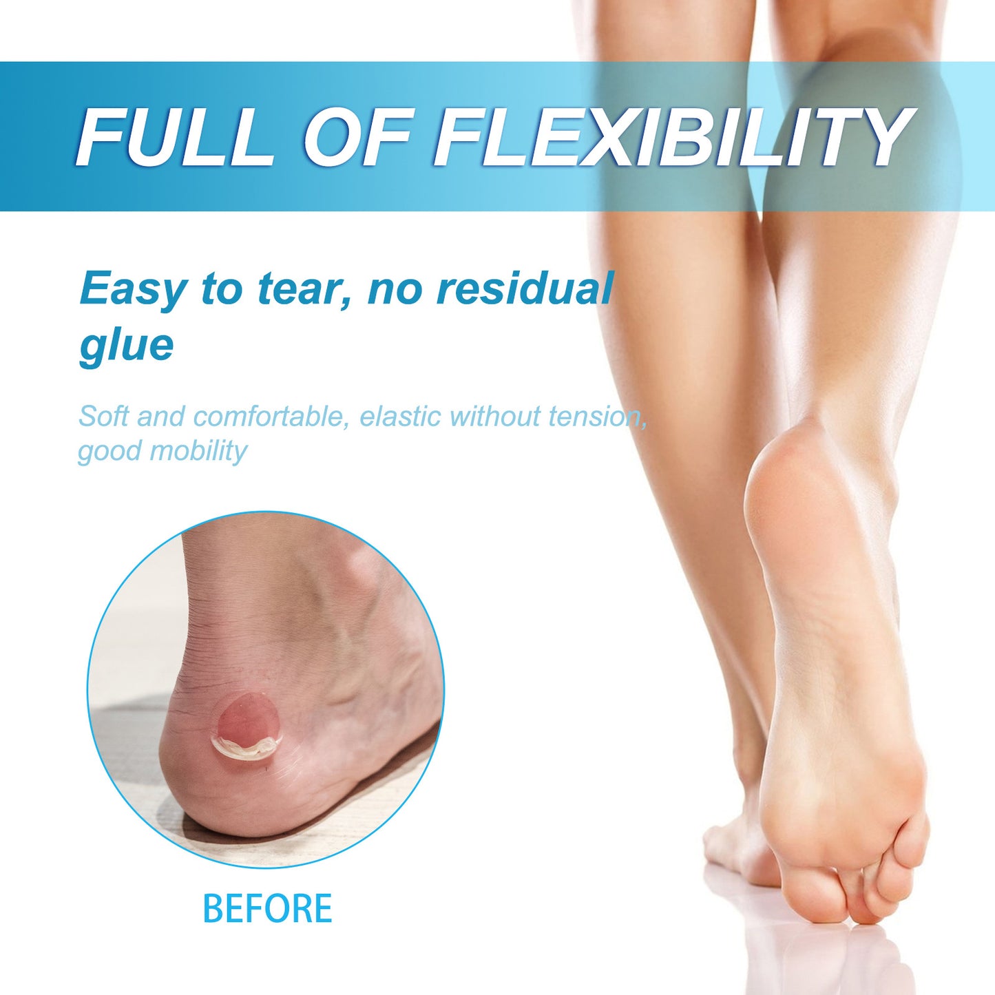 EELHOE thigh anti-friction stick leg heel lower arm skin protection waterproof and sweat-proof easy-to-apply cream