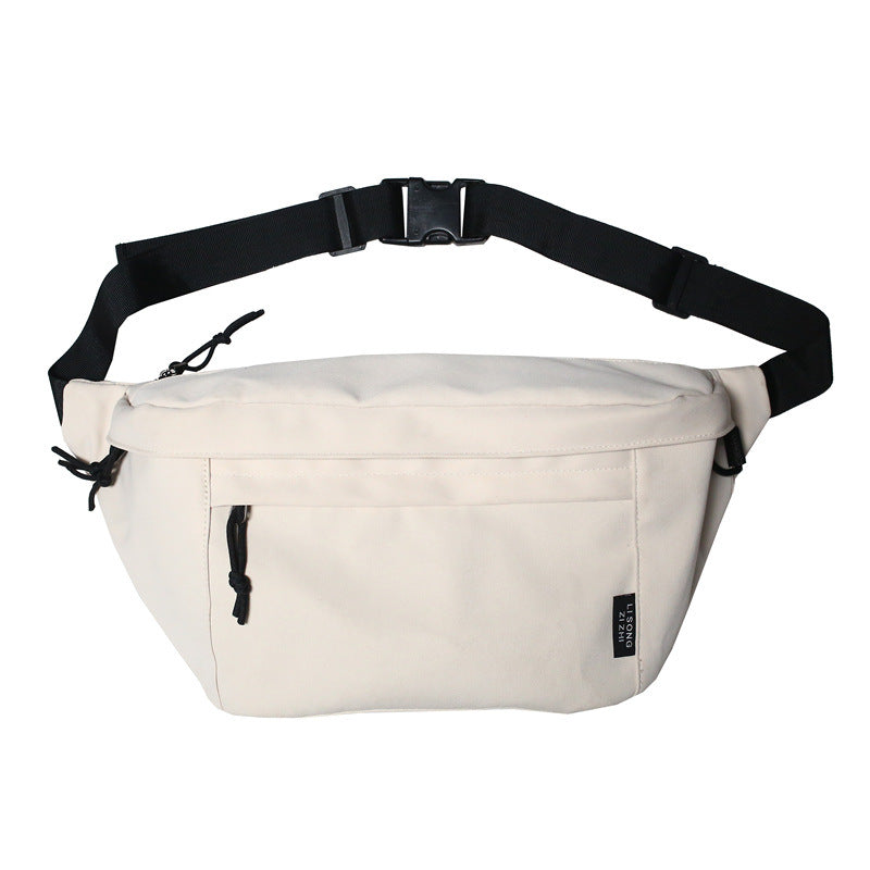 2023 New Korean Style Nylon Cloth Sports Chest Bag Men's Fashion Trendy Student Shoulder Crossbody Bag Waist Bag Women