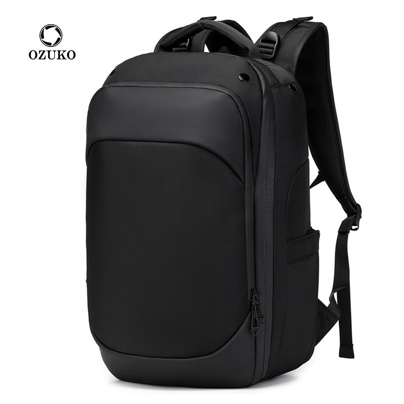 Ozuko Business Backpack Lightweight Waterproof Computer Backpack Business Male College Student Schoolbag Backpack Good-looking