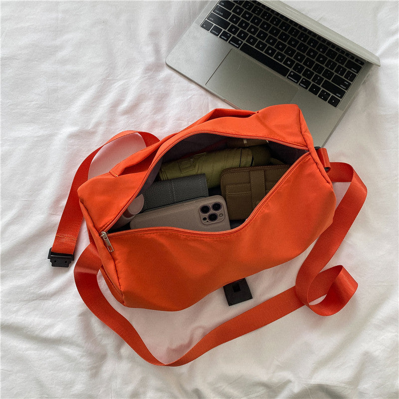 Oxford cloth Japanese trendy brand crossbody bag women's shoulder bag Korean version solid color shoulder bag casual back versatile commuter bag