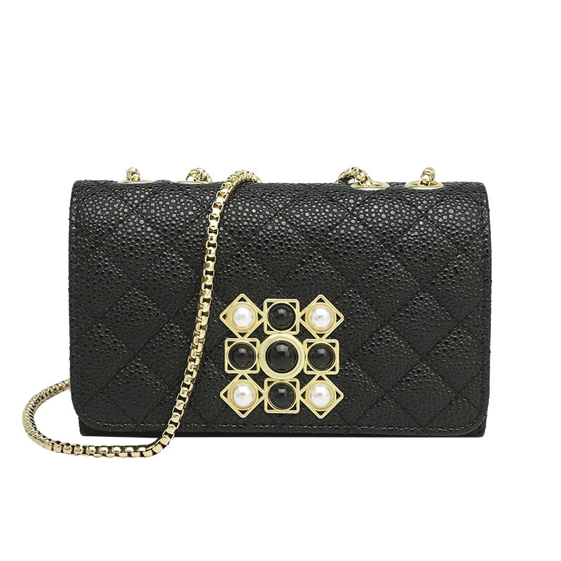 New Trendy Women's Bags 2021 Spring Bags Women's Fashion Shoulder Bags Small Korean Style Diamond Women's Bags Crossbody Bags
